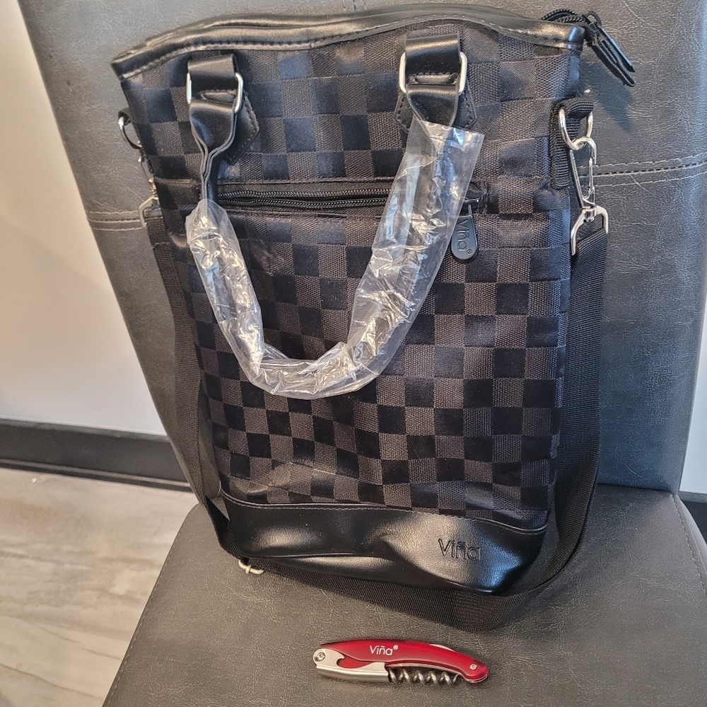 NEW Vina Double Wine Bottle Cooler Bag